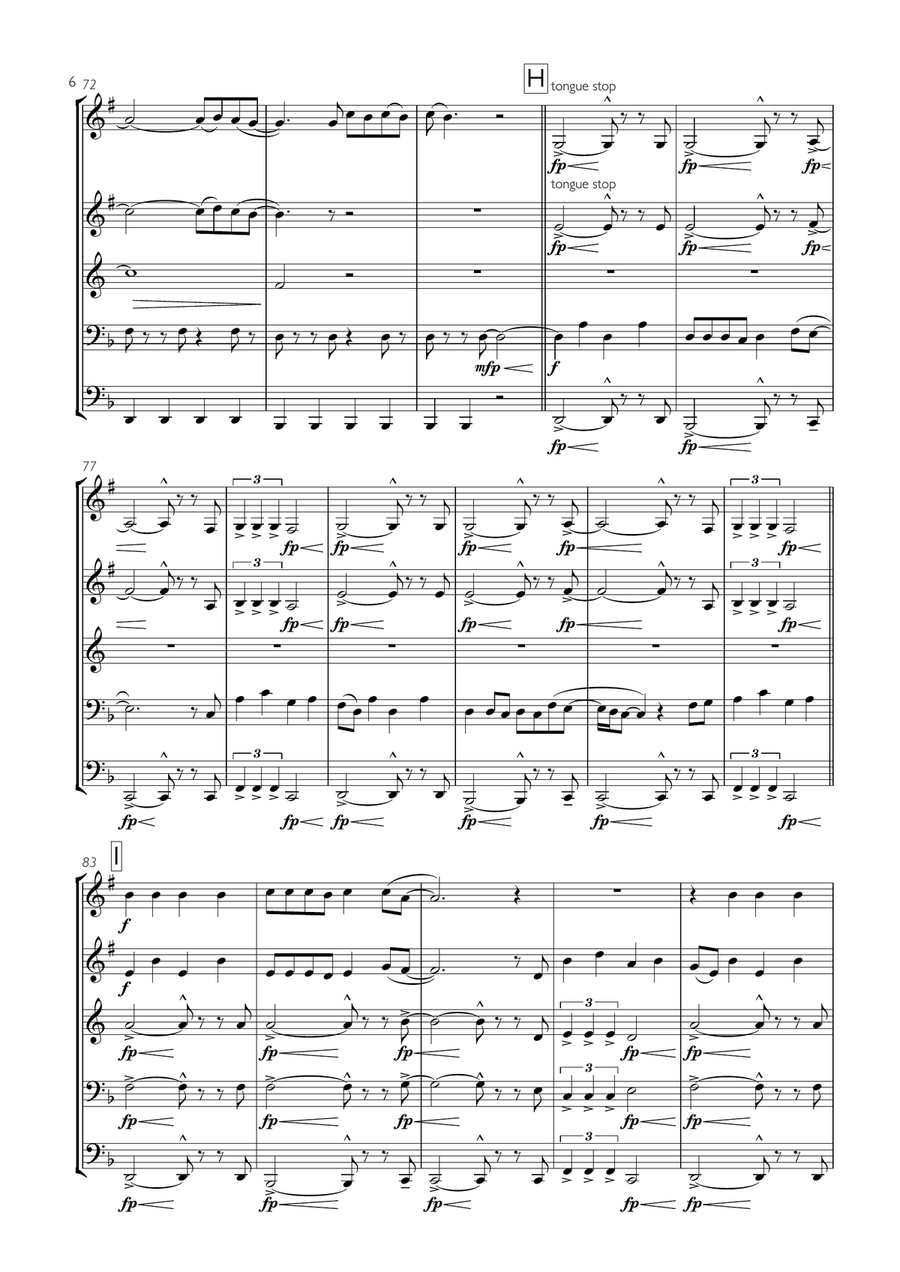 I Knew You Were Trouble I Knew You Were Trouble Brass Ensemble scores gallery preview page 6