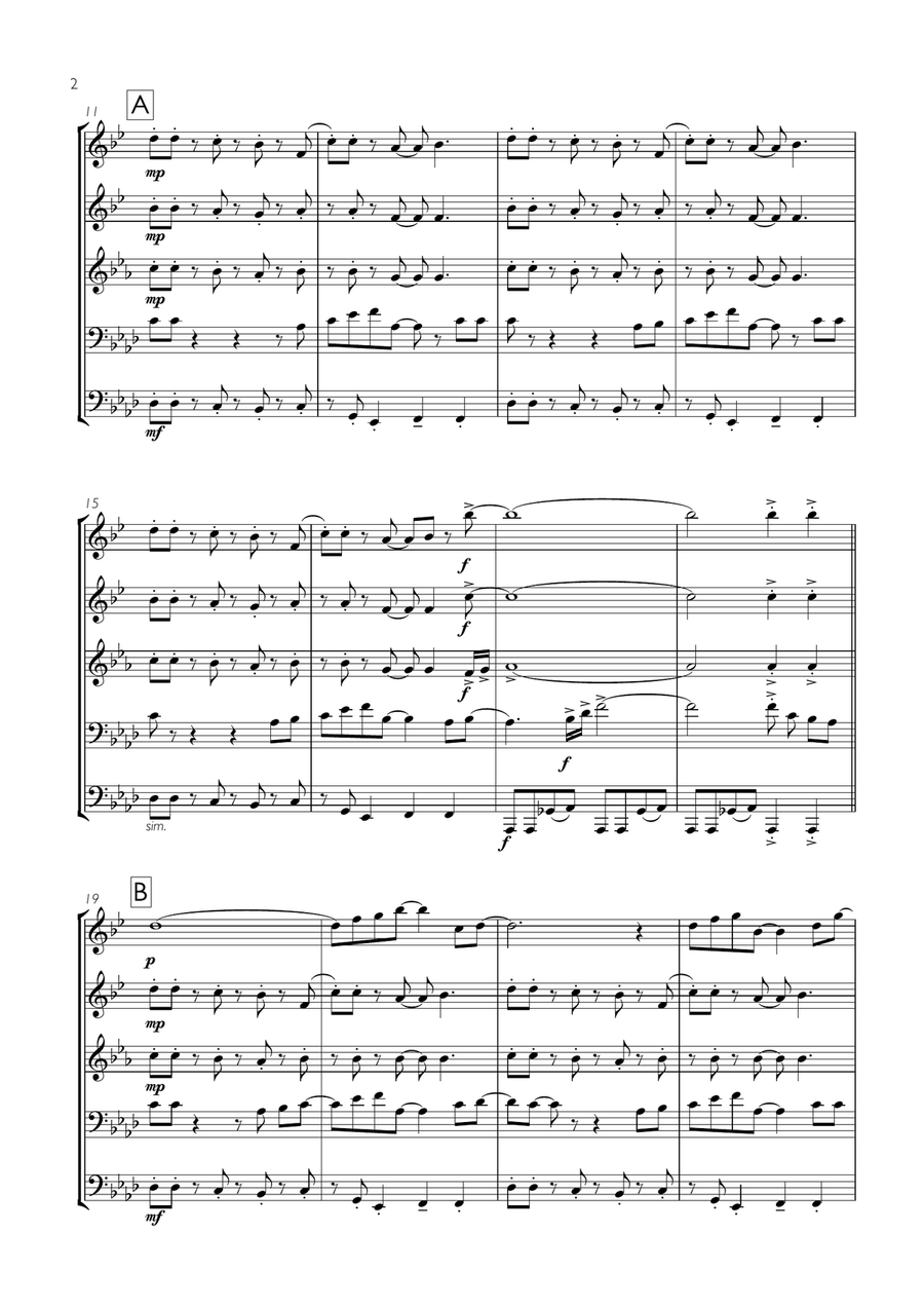 September September Brass Ensemble scores gallery preview page 2
