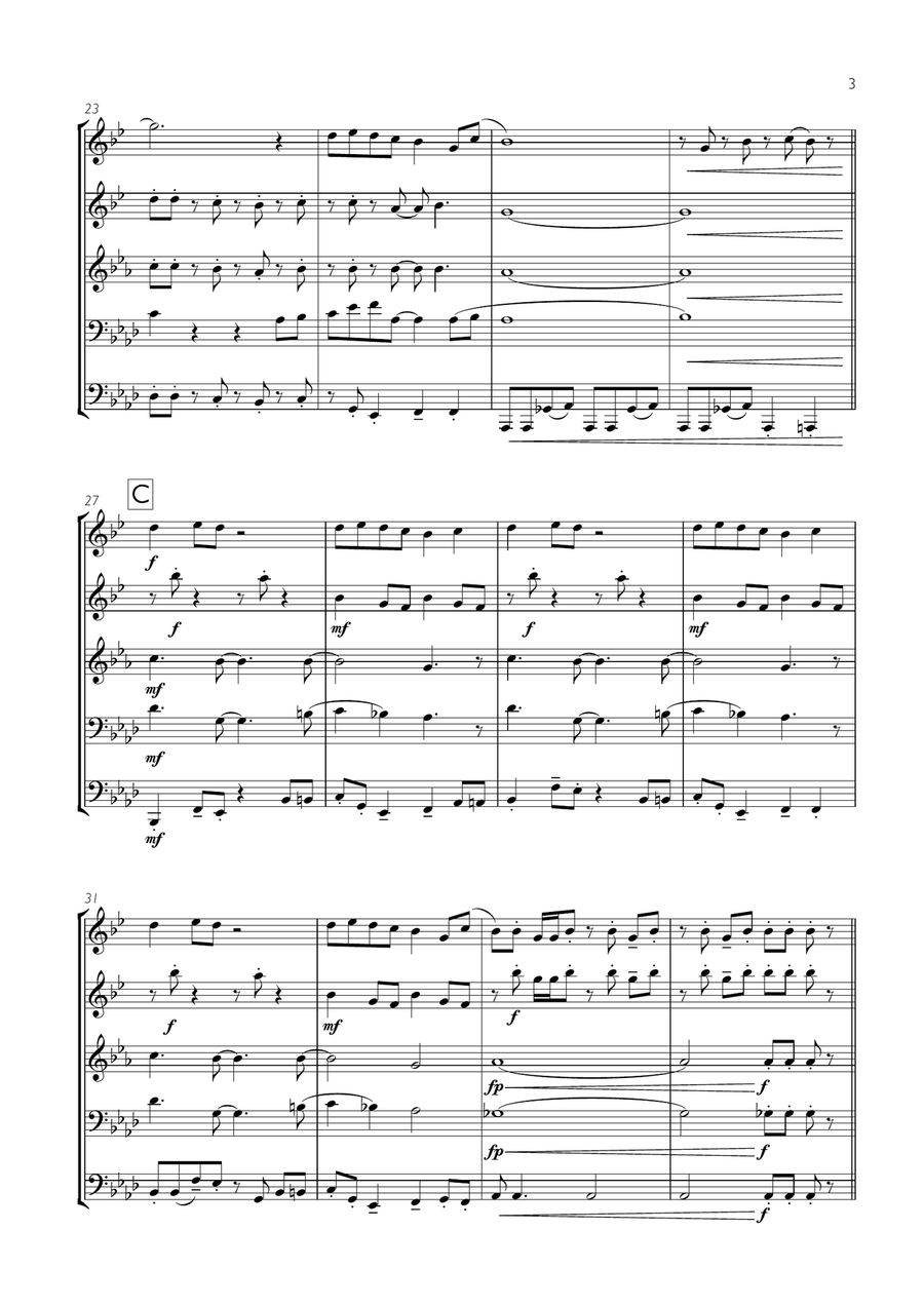 September September Brass Ensemble scores gallery preview page 3
