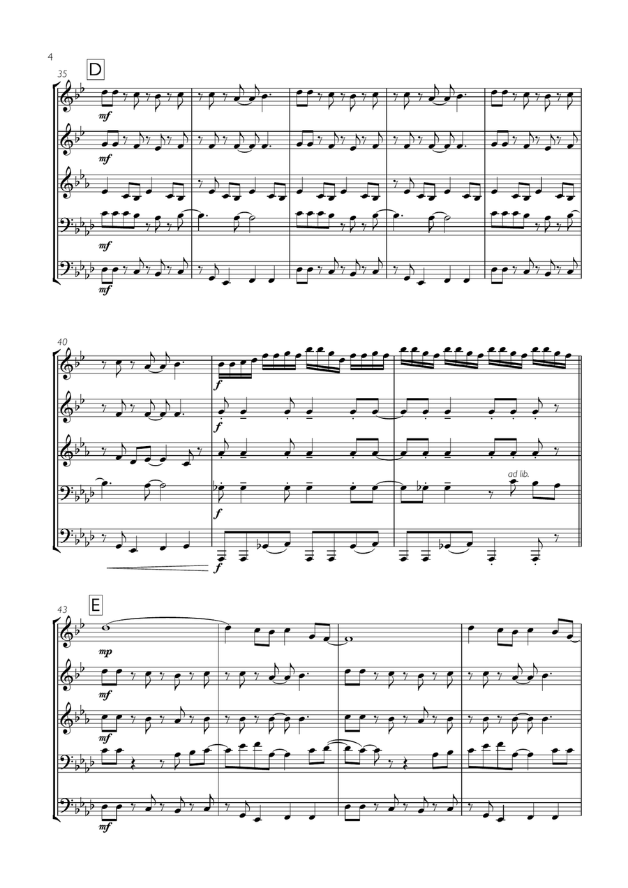 September September Brass Ensemble scores gallery preview page 4