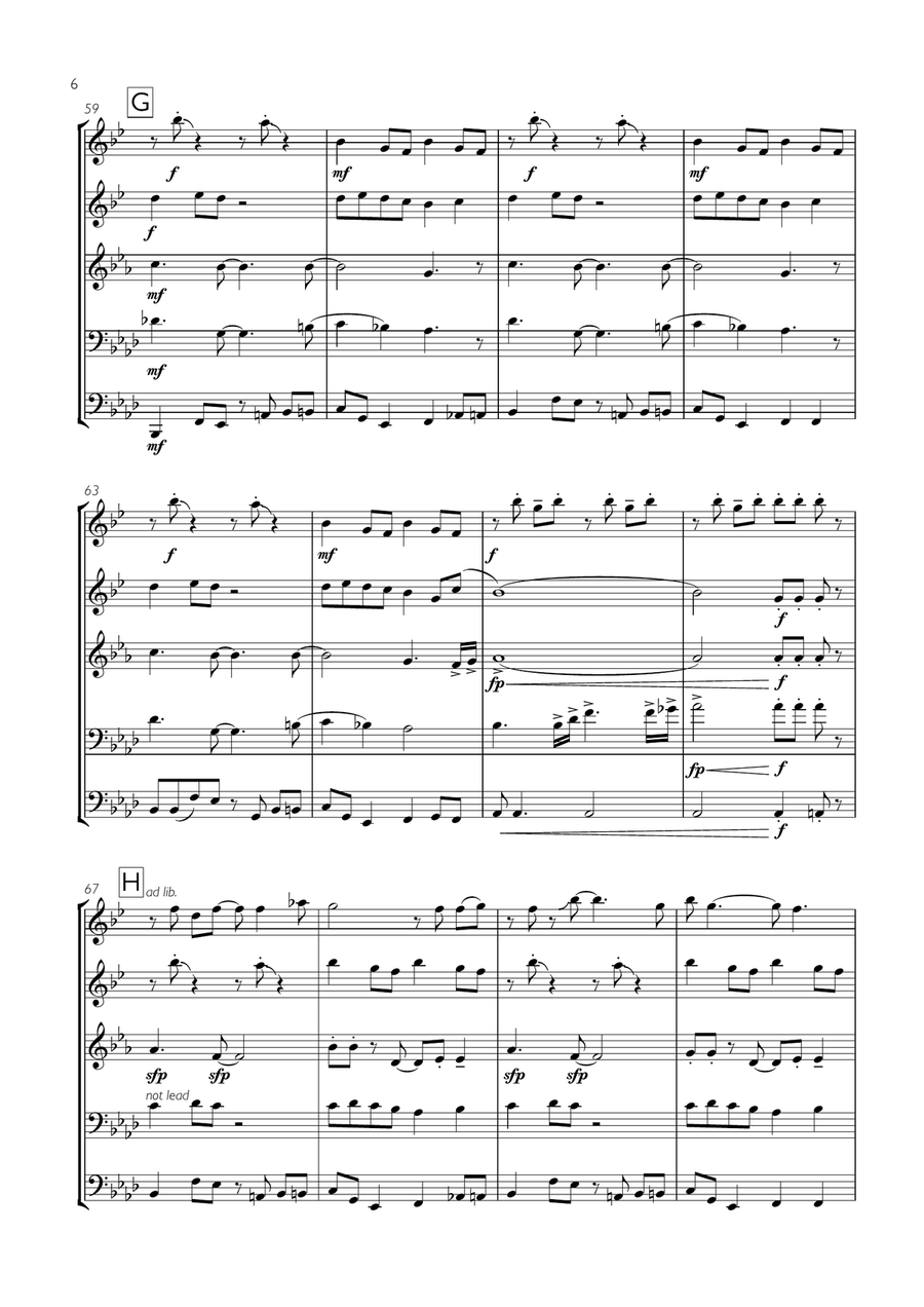 September September Brass Ensemble scores gallery preview page 6