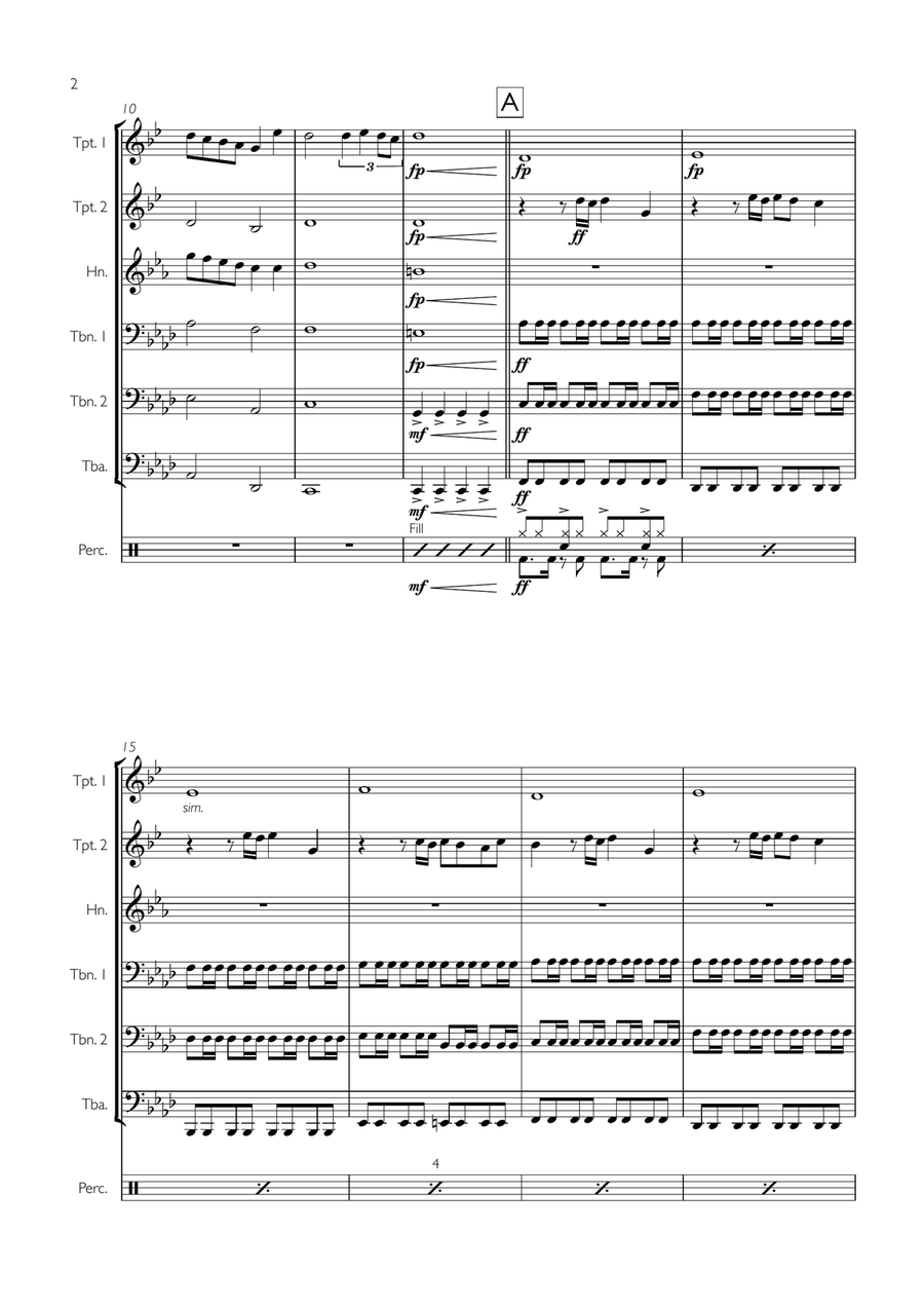 Final Countdown Final Countdown Small Ensemble scores gallery preview page 2