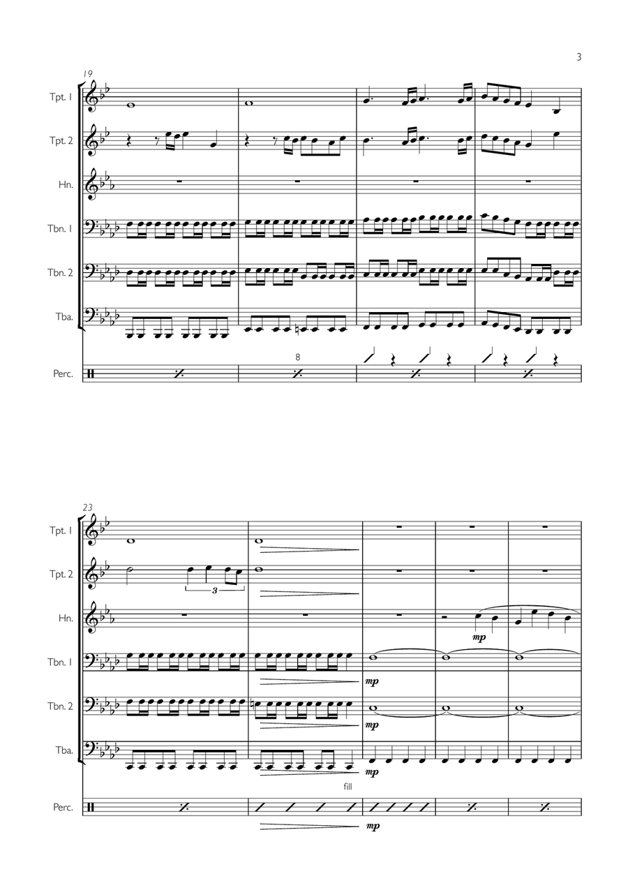 Final Countdown Final Countdown Small Ensemble scores gallery preview page 3
