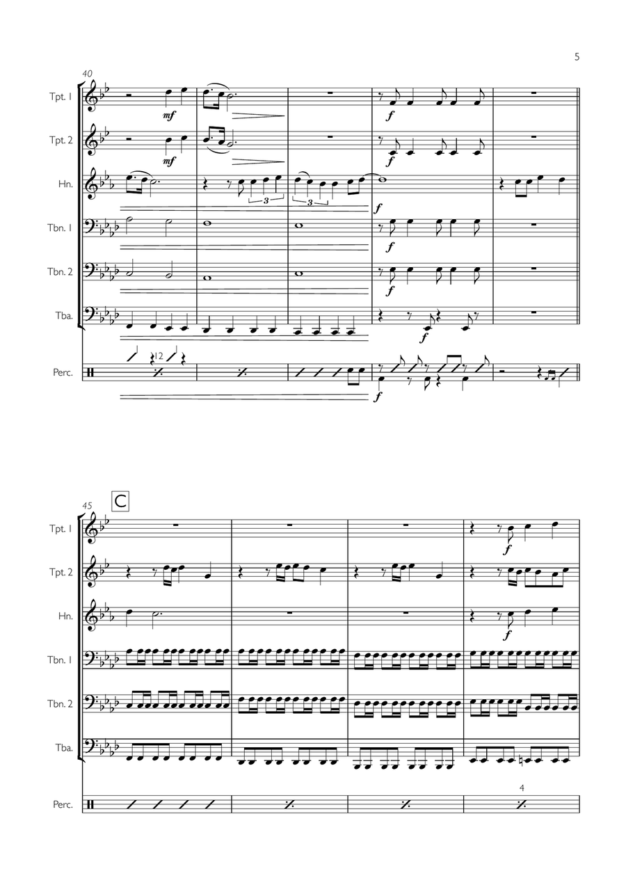 Final Countdown Final Countdown Small Ensemble scores gallery preview page 5
