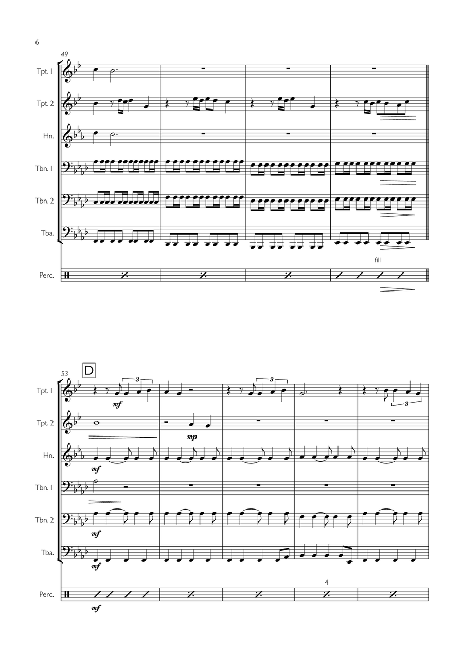 Final Countdown Final Countdown Small Ensemble scores gallery preview page 6