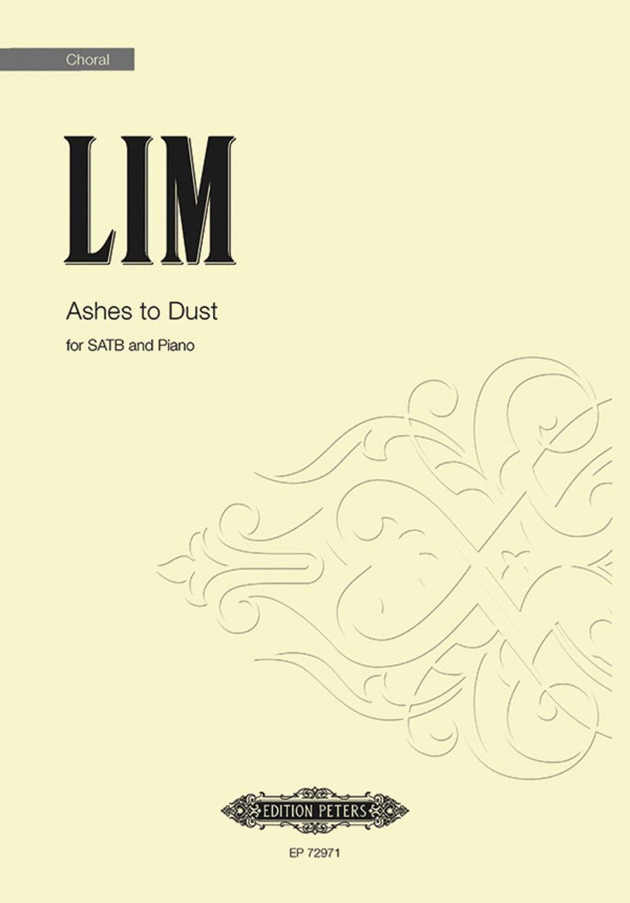 Ashes to Dust for SATB Choir and Piano 4-Part scores gallery preview page 1