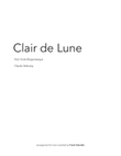 Clair de Lune - Horn Choir, Optional Tuba