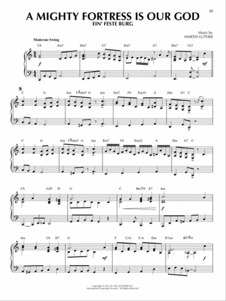 Hymns Piano Solo scores gallery preview page 5