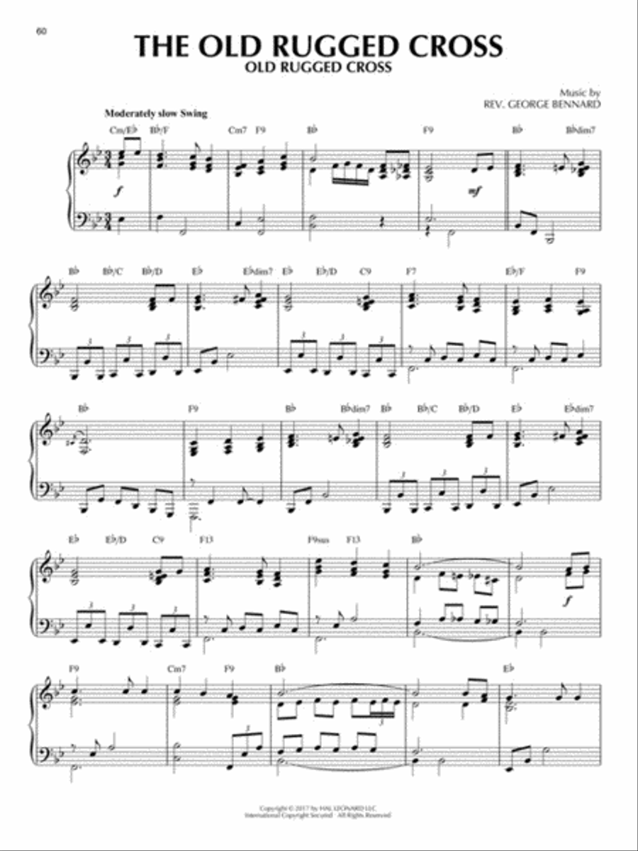 Hymns Piano Solo scores gallery preview page 6