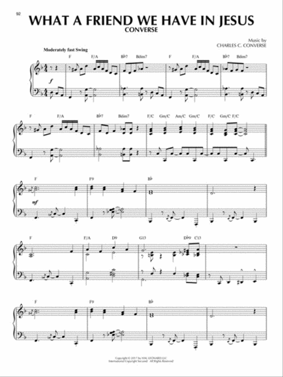 Hymns Piano Solo scores gallery preview page 7