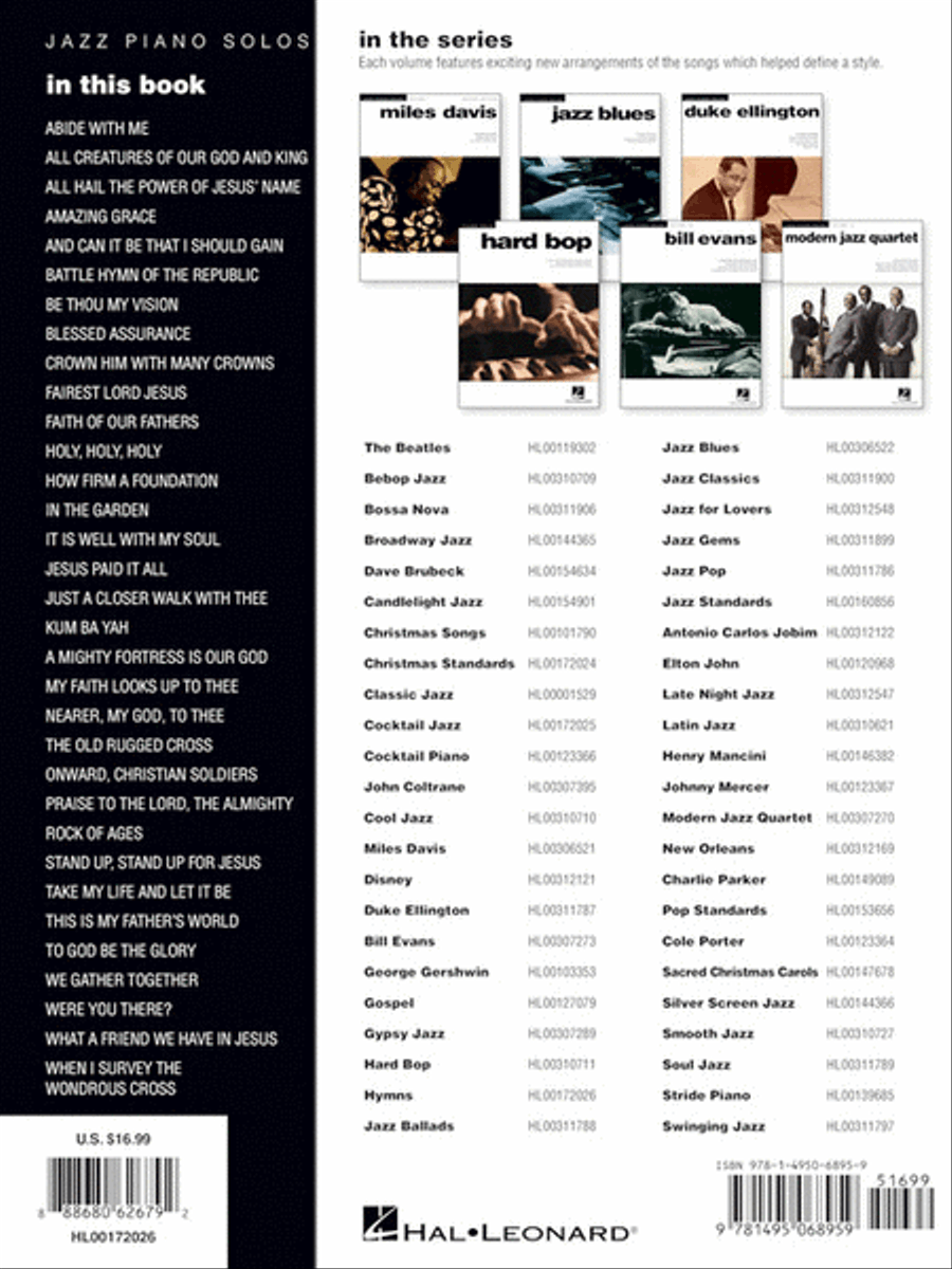 Hymns Piano Solo scores gallery preview page 8
