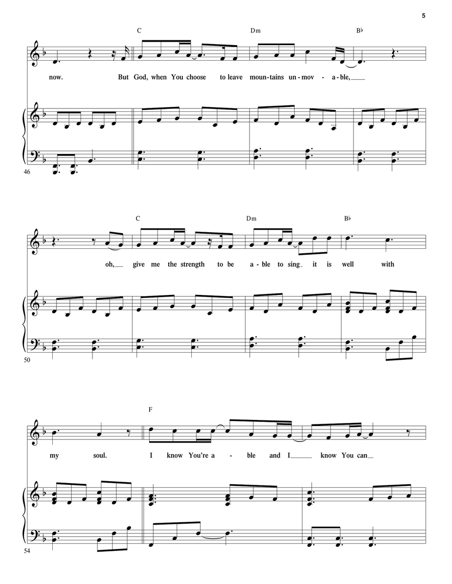 Even If Even If Piano, Vocal, Guitar scores gallery preview page 5