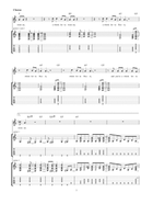 Whole Lotta Rosie Guitar Tablature scores gallery preview page 3