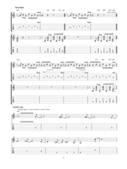 Whole Lotta Rosie Guitar Tablature scores gallery preview page 6
