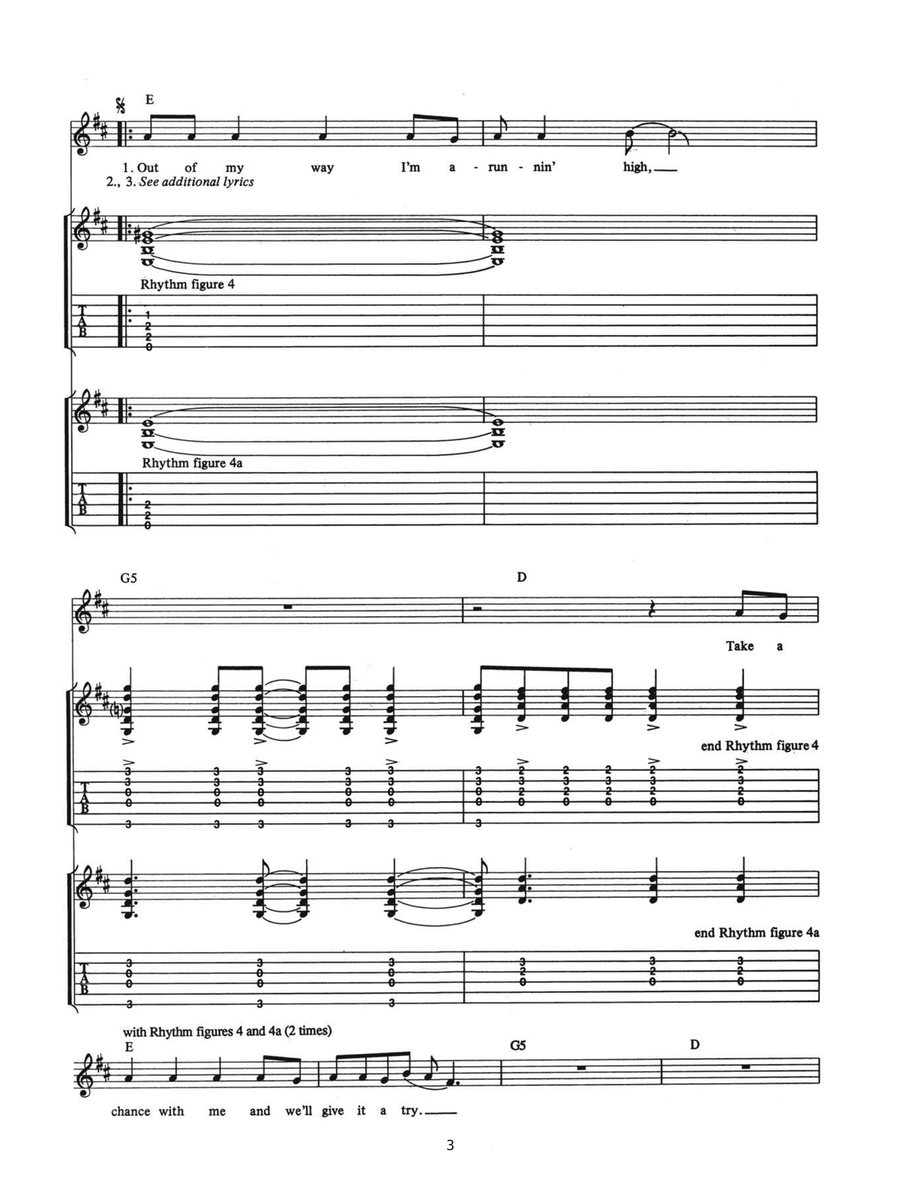 Walk All Over You Walk All Over You Guitar Tablature scores gallery preview page 3
