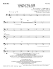 Great Are You Lord (with How Great Thou Art) - Double Bass