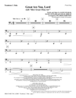Great Are You Lord (with How Great Thou Art) - Trombone 3/Tuba