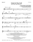 Great Are You Lord (with How Great Thou Art) - F Horn