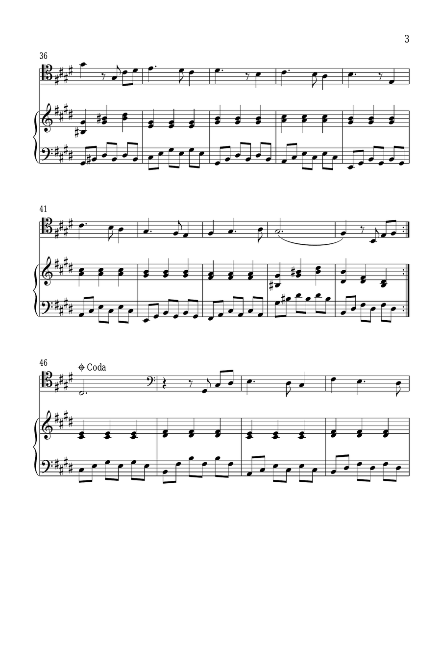 Meditation Meditation Piano scores gallery preview page 3