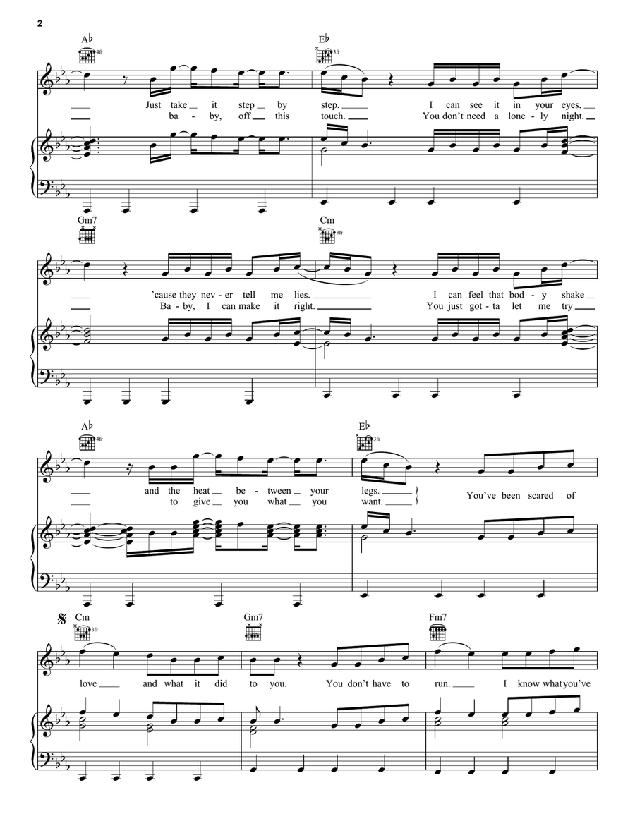 I Feel It Coming I Feel It Coming Piano, Vocal, Guitar scores gallery preview page 2