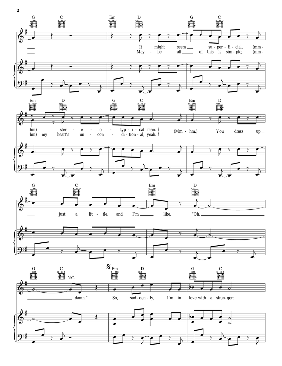 Fresh Eyes Fresh Eyes Piano, Vocal, Guitar scores gallery preview page 2