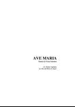AVE MARIA by F. Schubert - Arr. for Alto and. Piano (G Maior)