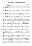 Ach Elslein, liebes Elselein mein for wind quartet mini preview