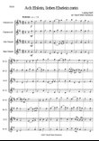 Ach Elslein, liebes Elselein mein for clarinet quartet (E flat, B flat, Alto, Bass) mini preview