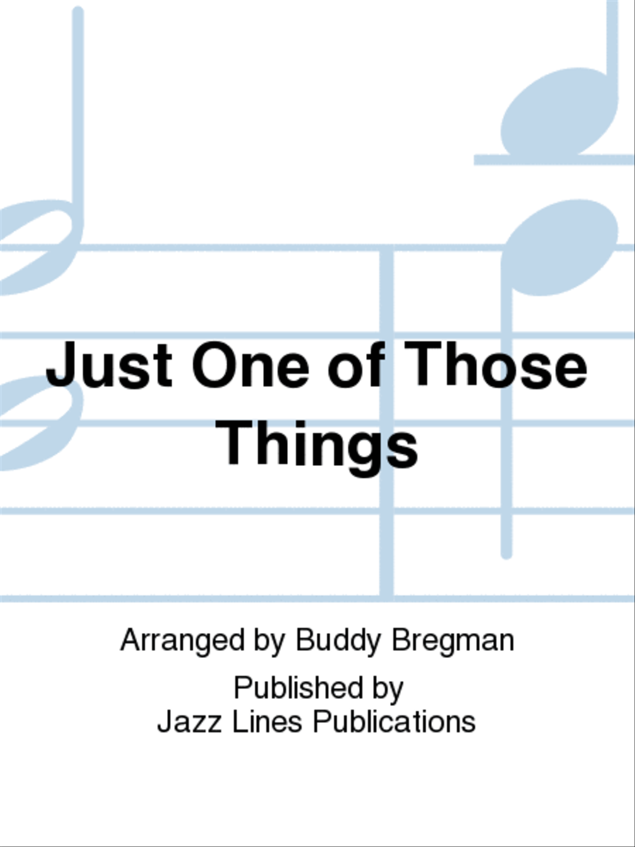Just One of Those Things Just One of Those Things Big Band scores gallery preview page 1