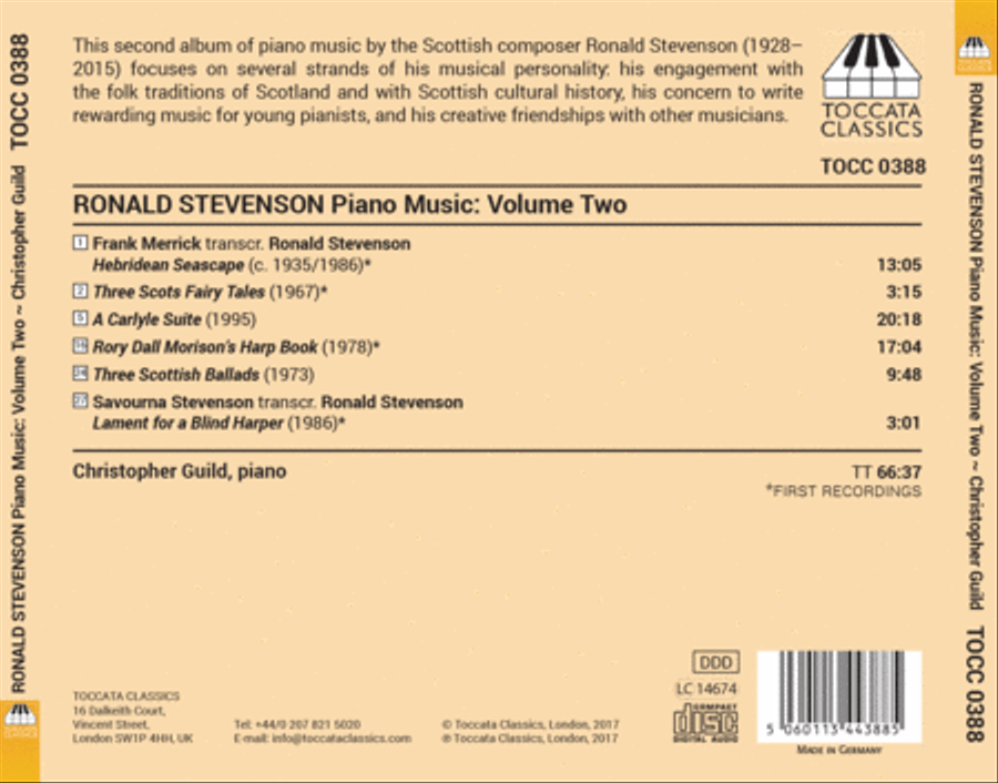 Ronald Stevenson: Piano Music, Vol. 2 Piano scores gallery preview page 2