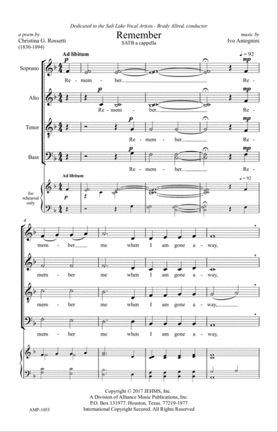 Remember Remember 4-Part scores gallery preview page 6
