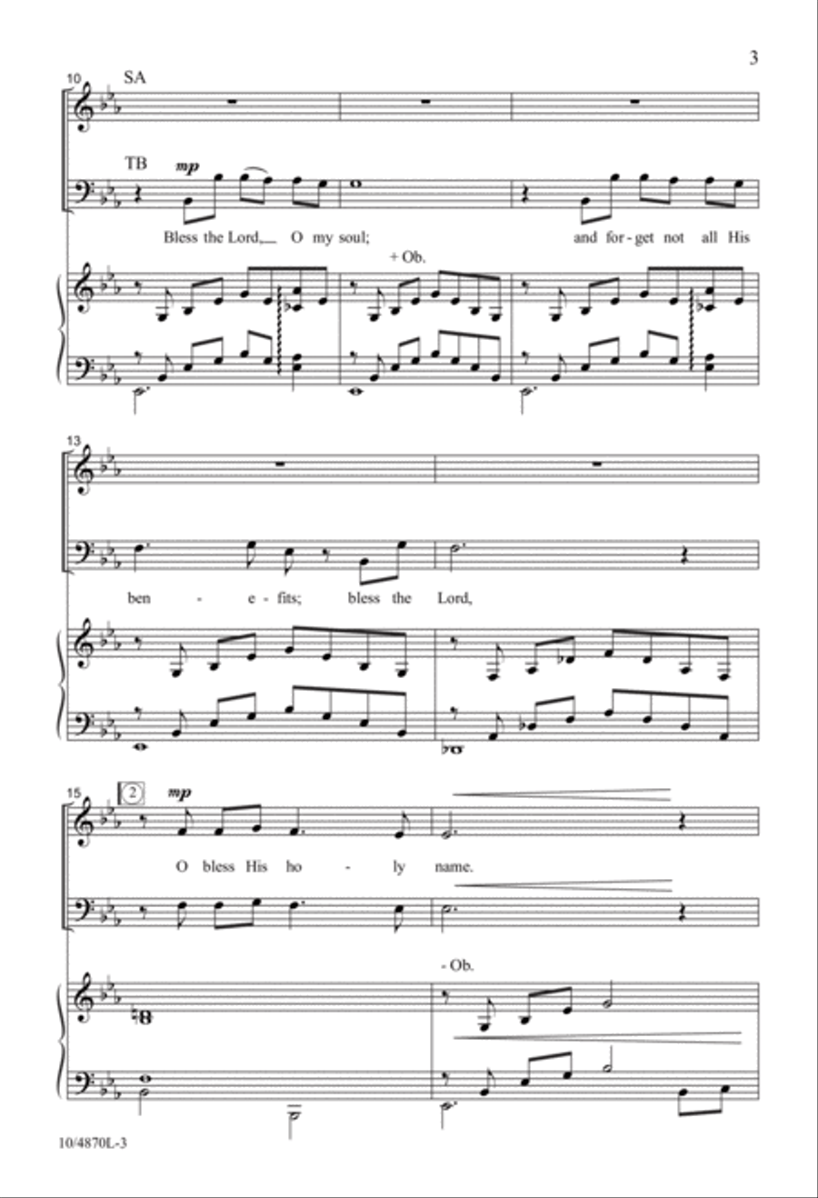 All Within Me All Within Me 4-Part scores gallery preview page 3