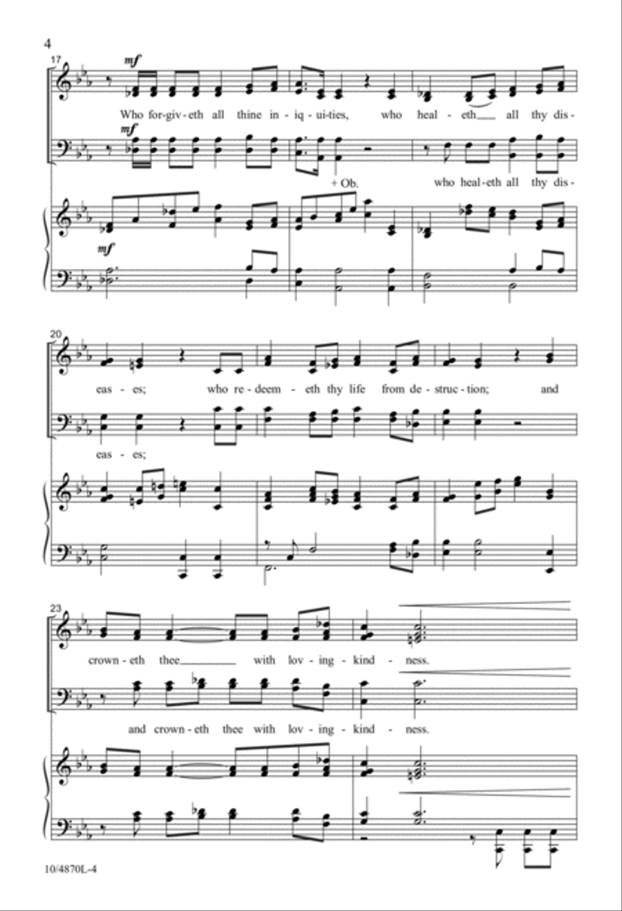 All Within Me All Within Me 4-Part scores gallery preview page 4