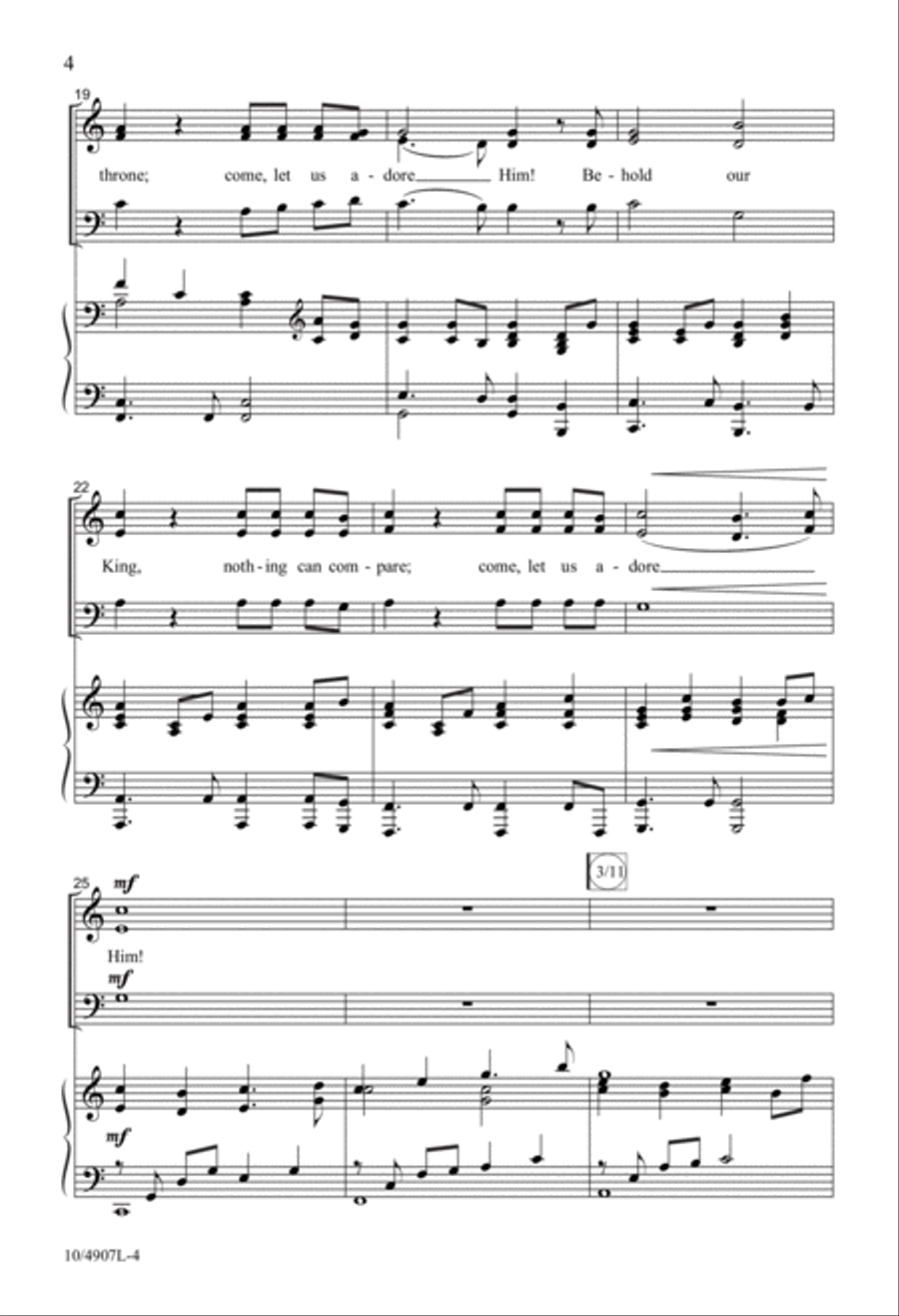 Behold Our God Behold Our God 4-Part scores gallery preview page 4