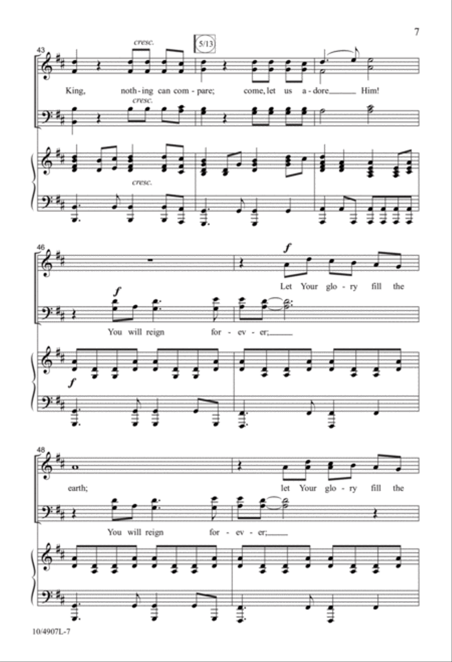 Behold Our God Behold Our God 4-Part scores gallery preview page 7