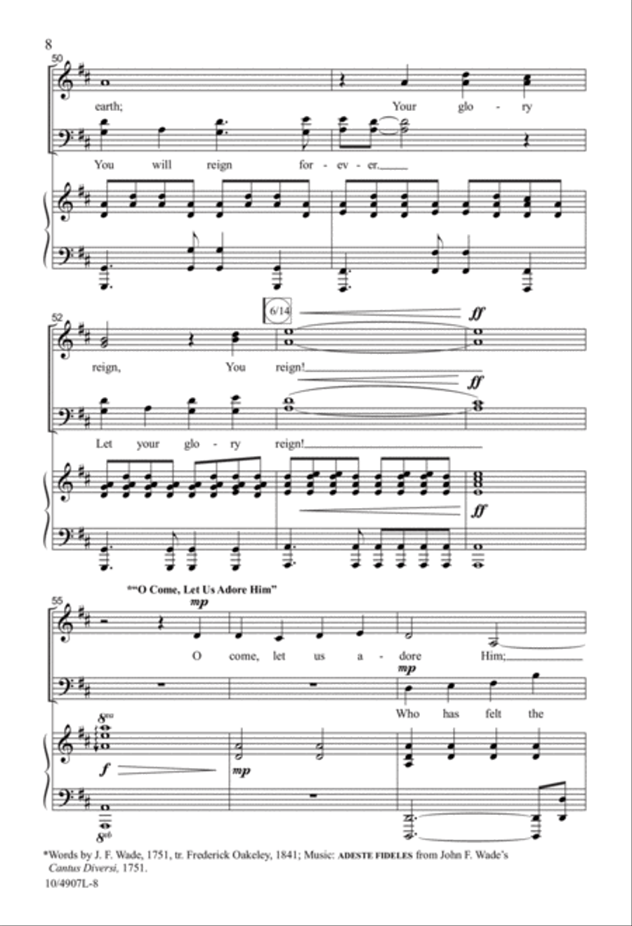Behold Our God Behold Our God 4-Part scores gallery preview page 8