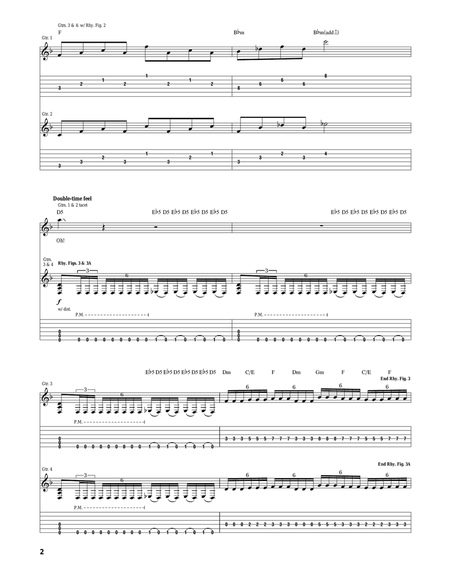 God Damn God Damn Acoustic Guitar scores gallery preview page 2