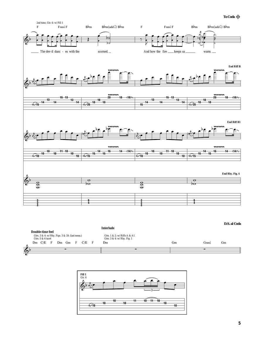 God Damn God Damn Acoustic Guitar scores gallery preview page 5