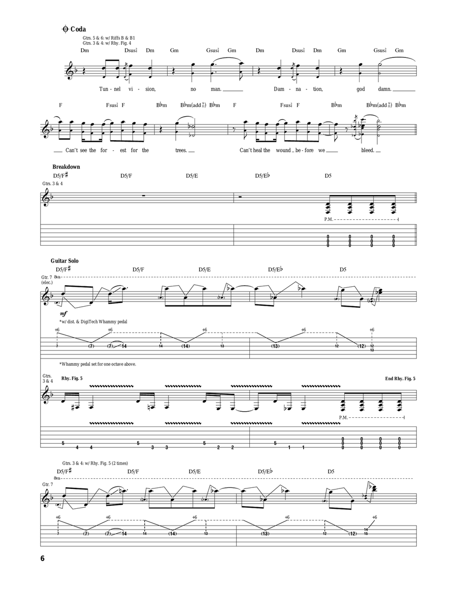 God Damn God Damn Acoustic Guitar scores gallery preview page 6