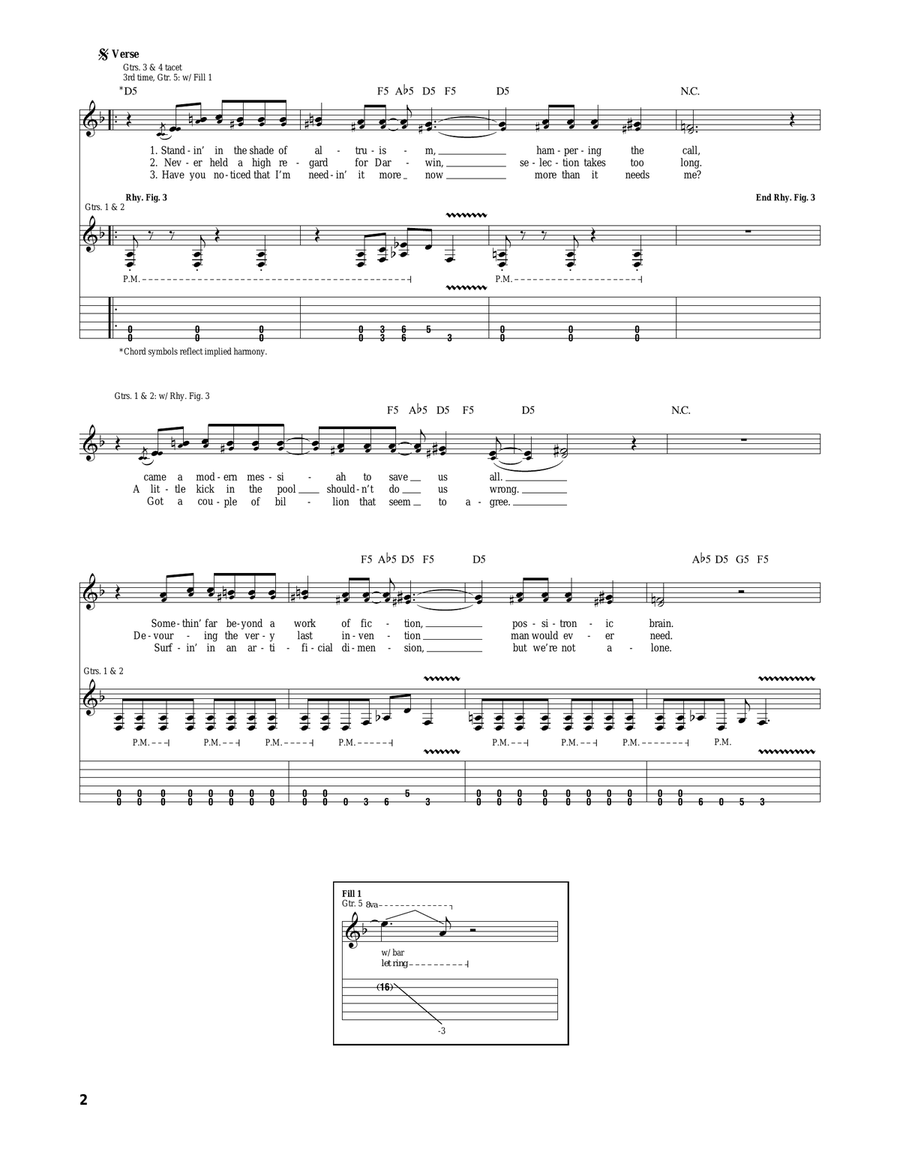 Creating God Creating God Acoustic Guitar scores gallery preview page 2