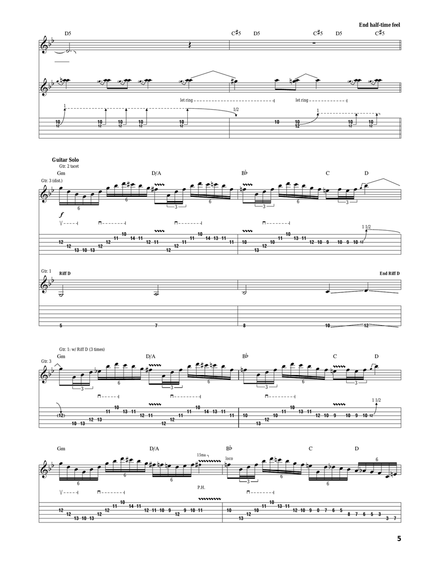 Paradigm Paradigm Acoustic Guitar scores gallery preview page 5
