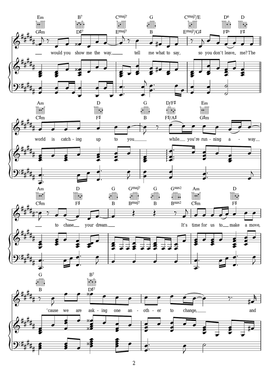 Try Try Piano, Vocal scores gallery preview page 2