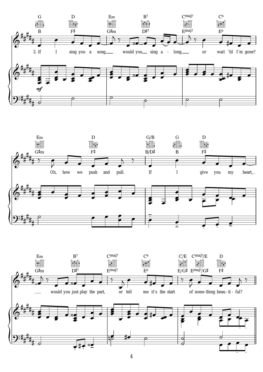 Try Try Piano, Vocal scores gallery preview page 4