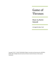 Game Of Thrones