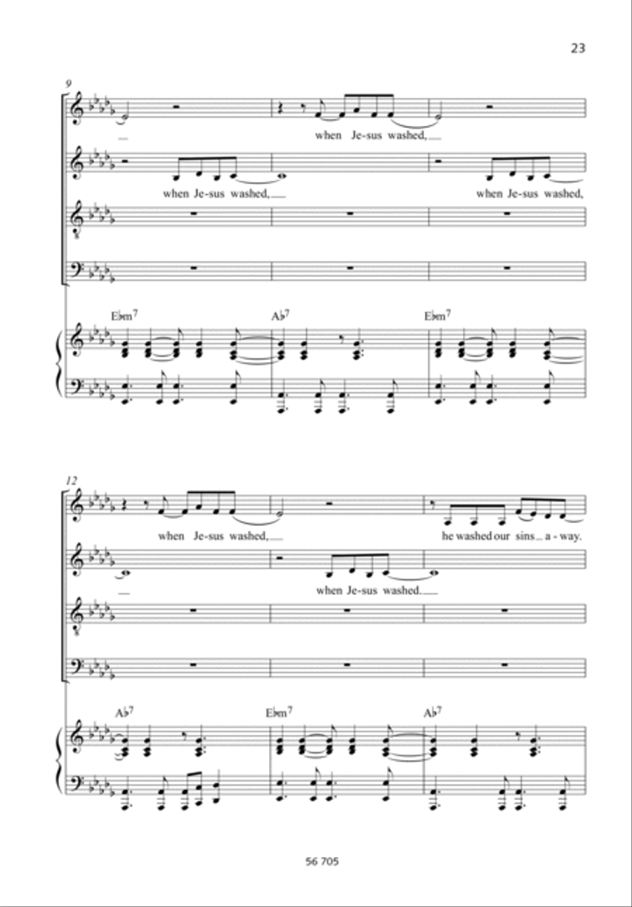 Oh Happy Day (from Sister Act 2) 4-Part scores gallery preview page 2