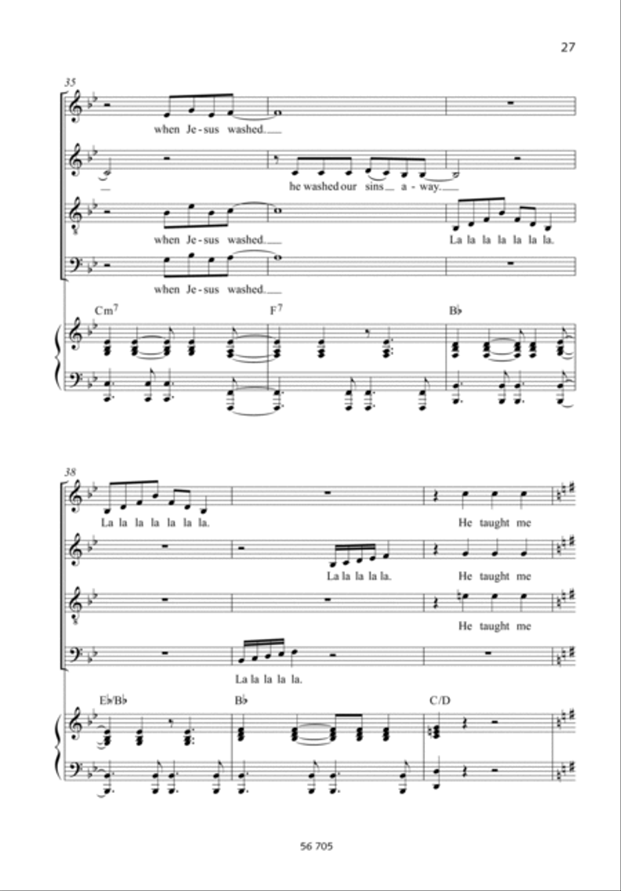 Oh Happy Day (from Sister Act 2) 4-Part scores gallery preview page 6