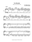 Joyeuse, arranged for the left hand alone