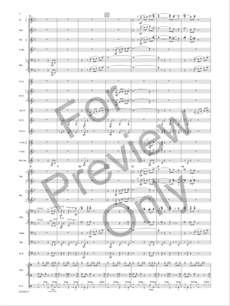 Aragon 1945-1952 (Dance Suite): V. Accentuate Concert Band scores gallery preview page 3