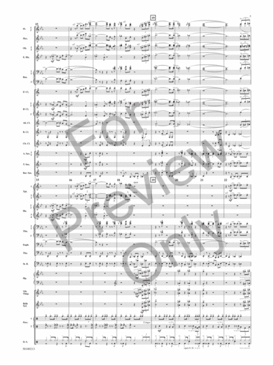 Aragon 1945-1952 (Dance Suite): V. Accentuate Concert Band scores gallery preview page 4