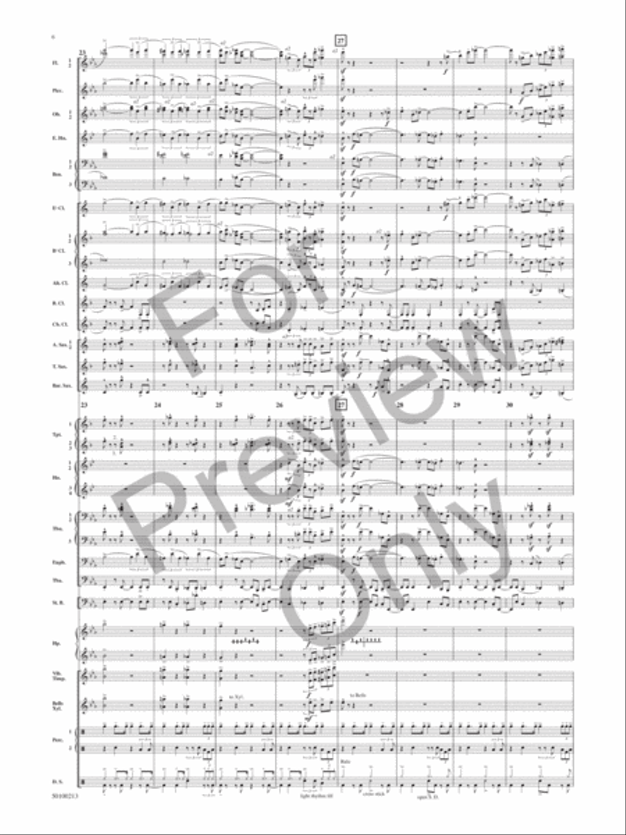 Aragon 1945-1952 (Dance Suite): V. Accentuate Concert Band scores gallery preview page 5